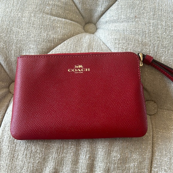 Coach Other - - Red Coach wristlet 4 inches tall x 6 1/2 wide